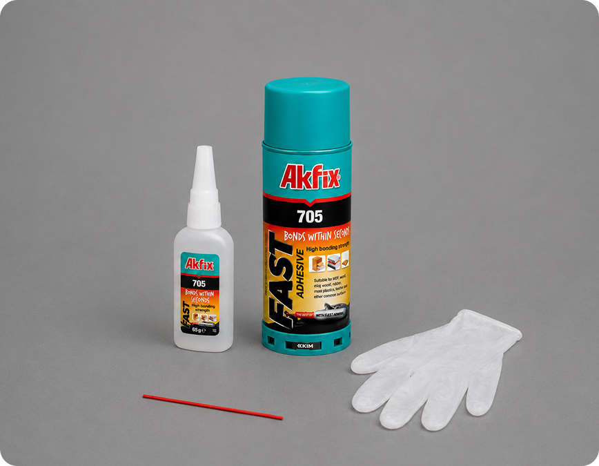 Klej 65 g + Aktywator 200 ml Akfix